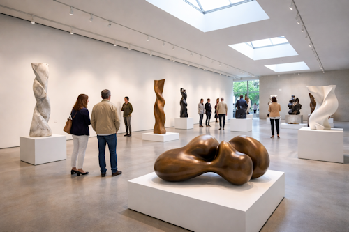 expositie sculpturen