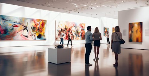 schilderijen tentoonstelling